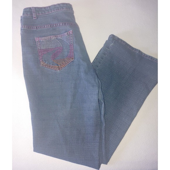 Crest Women's High-Rise Boot Cut Jeans Size 18/29 Five Pocket Design Stretch - Picture 1 of 8